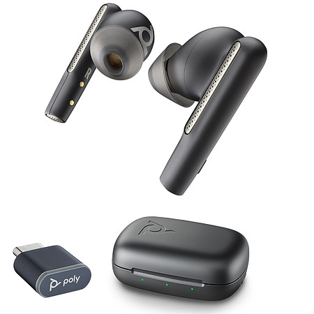 Poly Voyager Free 60 UC Teams Bluetooth Earbuds (USB-C)