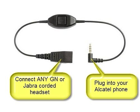 Jabra 3.5mm Alcatel Cable