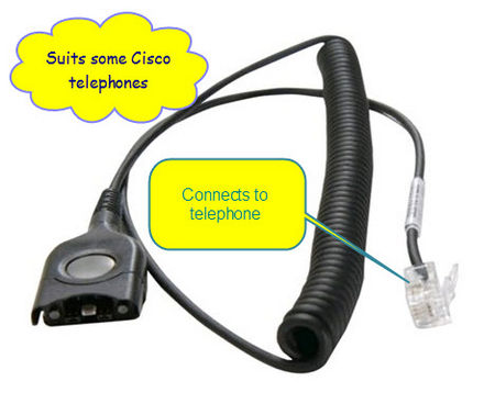 Sennheiser CSTD08 headset cord