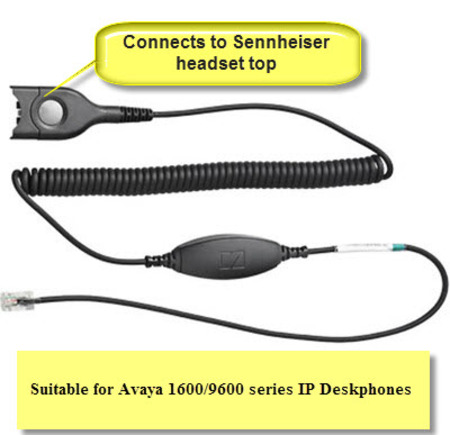 Sennheiser CAVA 31 Cable for Avaya and Yealink