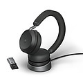 Jabra Evolve2 75 MS Stereo Bluetooth Headset with Stand