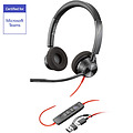 Poly Blackwire 3320-M USB-C Headset with USB-A Adapter