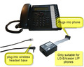 LIP-EHS for LG-Ericsson LIP Phones