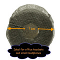 1000 Small Disposable Black Headset Covers