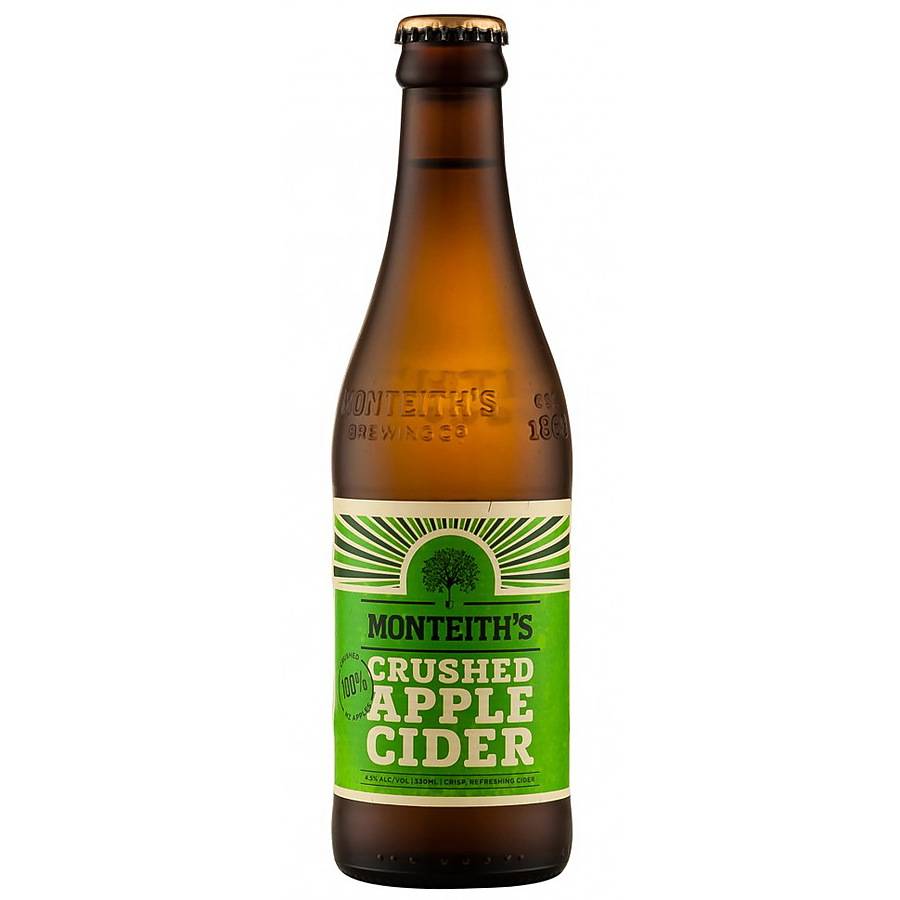 Monteith's 4.5 Apple Cider 330ml Bottle Ciders and Coolers