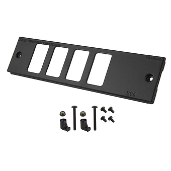 RAM-FP2-S4L-0830-1450   QUAD SWITCH FACEPLATE LH
