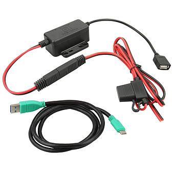 RAM-GDS-CHARGE-V7-USBCU   GDS 8-40 VDC In 5VDC (USB 2.0) 9VDC (QC) USB Type C- Male Charger