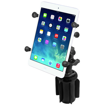 RAP-299-3-UN8U  RAM-A-CAN II Universal Cup Holder Mount with Universal X-Grip Holder with 1inch Ball for 7inch Tablets