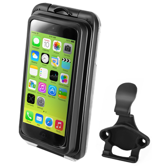 RAM-HOL-AQ7-2-15COURAM AQUA BOX Pro 20 i5 Case with CRADLE CLIP for the iPhone 5, 5c and 5s WITHOUT CASE, SKIN OR SLEEVE