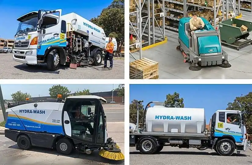 Perth Road Sweeping: Hydro Wash GTP Client showcase