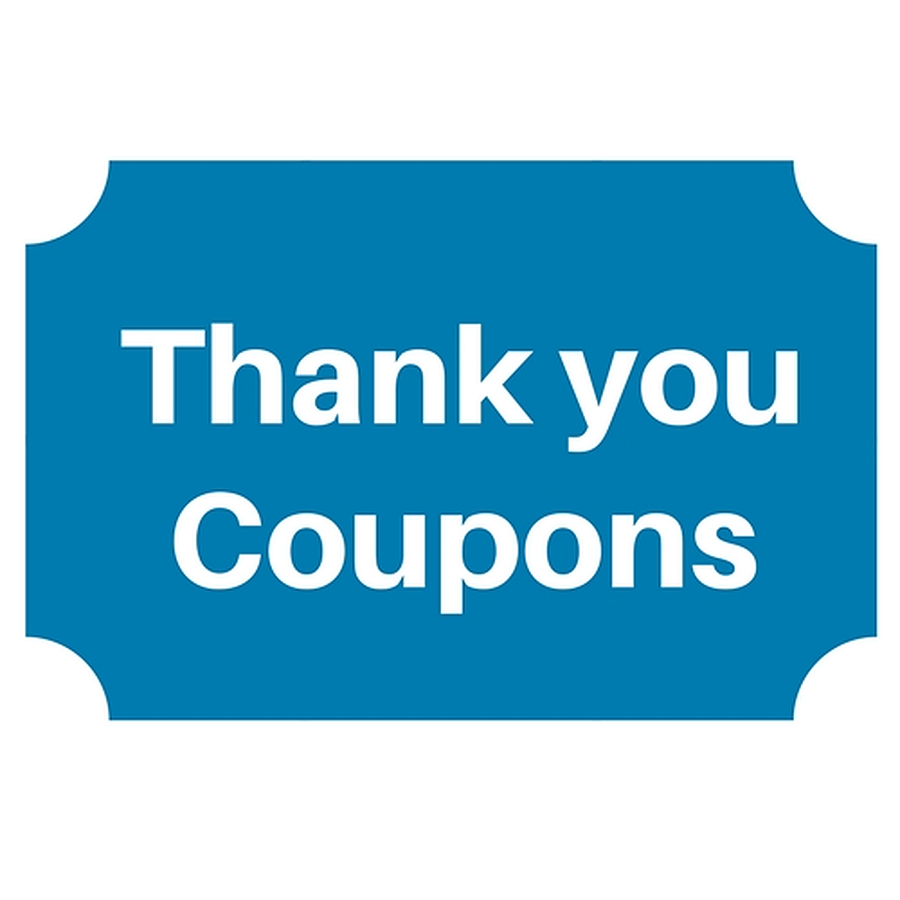 Thank you coupons and bounce back offers - Image 1