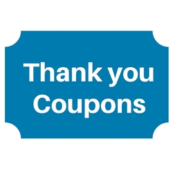 more on Thank you coupons and bounce back offers