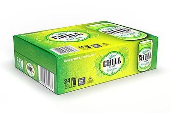 MILLER CHILL LIME CAN 330ML 24PK