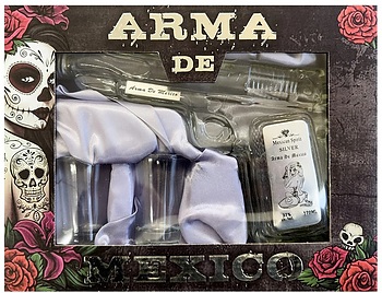 ARMA DE MEXICO SILVER TEQUILA PISTOL
