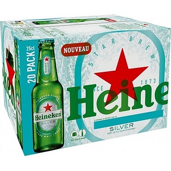 HEINEKEN SILVER BTL 330ML 24PK