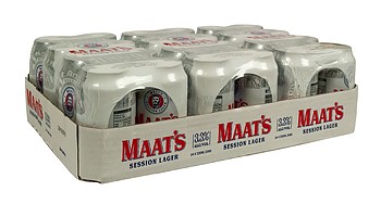 MAAT'S BELGIUM SESSION LAGER 330ML CAN 24PK