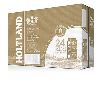 HOLTLAND BELGIUM LAGER 330ML CAN 24PK