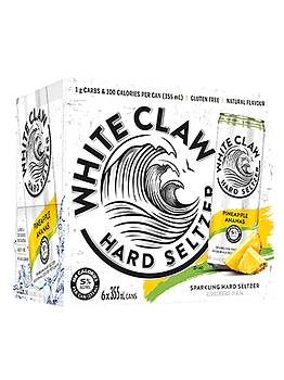 WHITE CLAW PINEAPPLE CANS