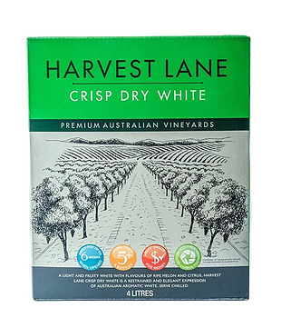 HARVEST LANE CRISP DRY WHITE 4L