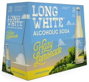 LONG WHITE VODKA HAZY LEMONADE BTL 10PK