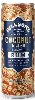 BILLSONS RUM AND COCONUT LIME 355ML CAN 24PK