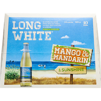 LONG WHITE MANGO MANDARIN BTL 320ML 10PK