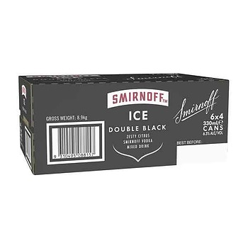 SMIRNOFF ICE BLACK CANS 330ML