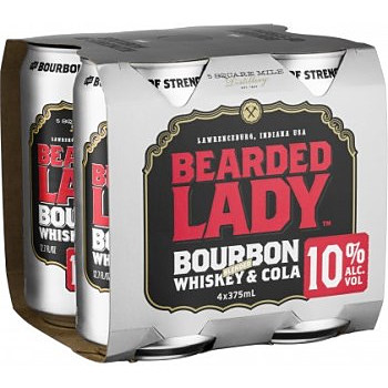 BEARDED LADY AND COLA 10% CANS