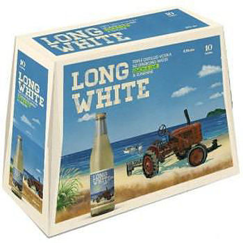 LONG WHITE VODKA LEMON AND LIME BTL 10PK