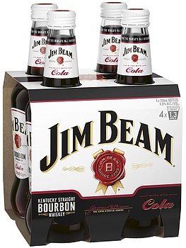 JIM BEAM AND COLA STUBBIES