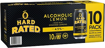 HARD RATED CAN 375ML 10PK