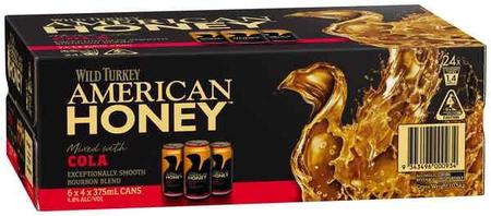 WILD TURKEY HONEY AND COLA CANS