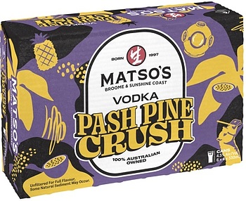 MATSOS VODKA PASH PINE CRUSH CANS 24PK