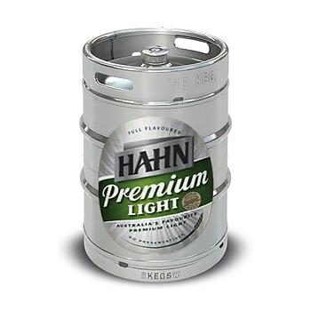 HAHN PREM LIGHT KEG 49.5L