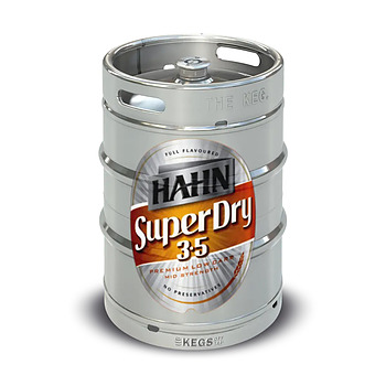 HAHN SUPER DRY 3.5% KEG 49.5L