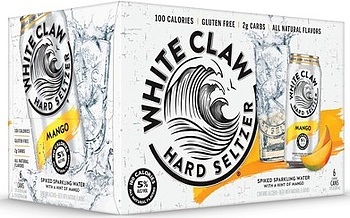 WHITE CLAW MANGO CANS