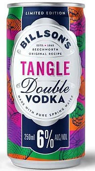 BILLSONS VODKA AND DOUBLE TANGLE 6% 250ML CANS