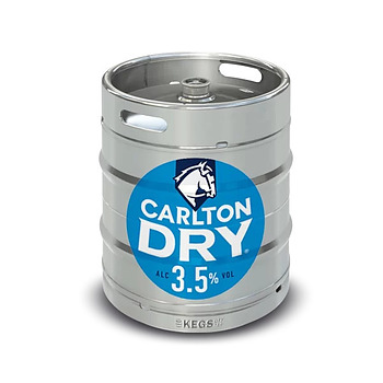 CARLTON DRY 3.5% KEG 49.5L