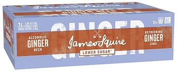 JAMES SQUIRE GINGER BEER LOW SUGAR CANS 24PK