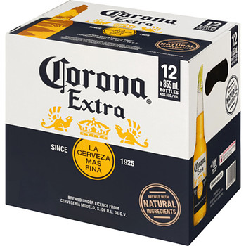 CORONA MEXICAN WHITE BOX 355ML 12PK