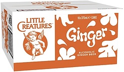 LITTLE CREATURES GINGER BEER 16PK CANS