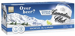 CANADIAN CLUB AND SODA CAN 10PK