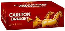 CARLTON DRAUGHT 375ML CAN 24PK