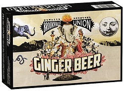 BROOKVALE UNION GINGER BEER 330ML CAN 24PK