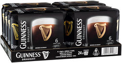 GUINNESS IMPORTED DRAUGHT 440ML CAN 24PK