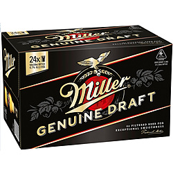 MILLER DRAFT 355ML STUBBIES