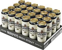 MURPHYS IRISH STOUT 500ML CANS 24PK