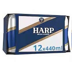 HARP LAGER 440ML CAN 12PK