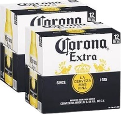 CORONA 355ML STUBBIES 2*12PK