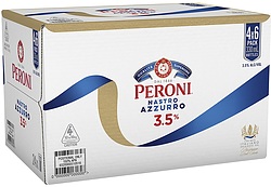 PERONI NASTRO AZZURO 3.5%  BTL 330ML 24PK